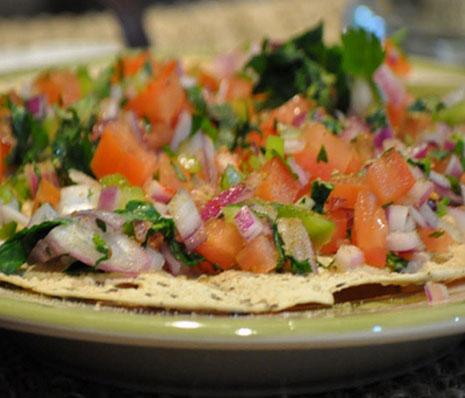 Grilled Masala Papad